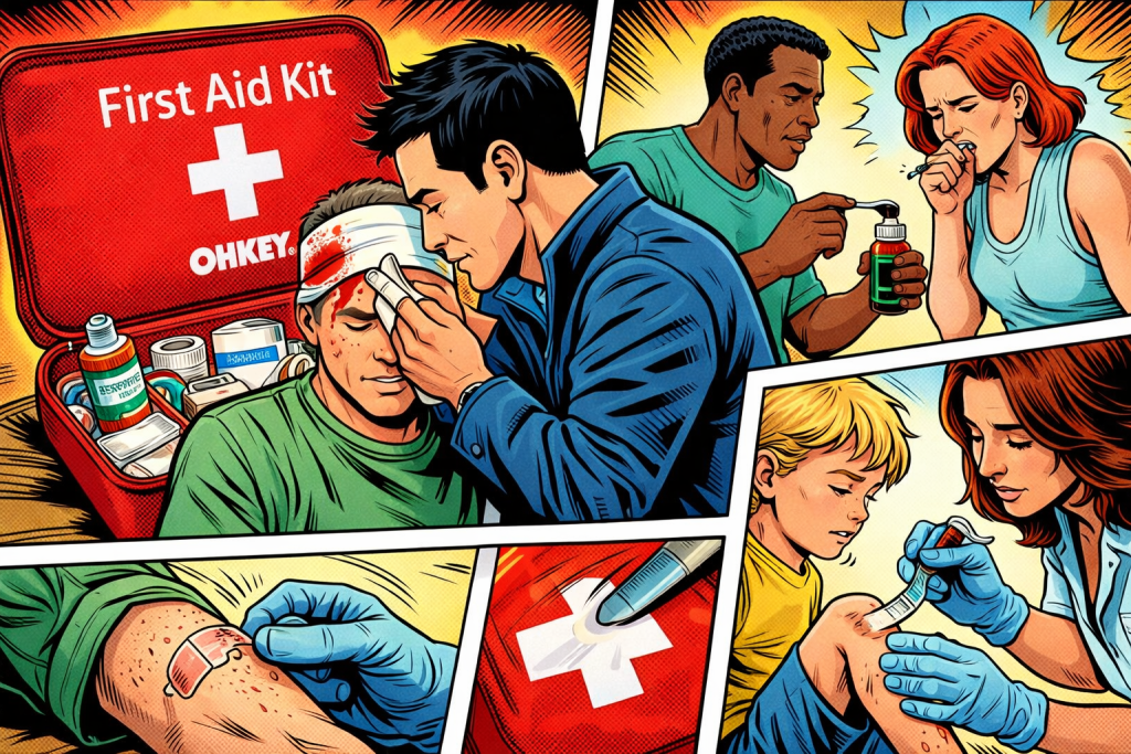 OHKEY救急セットを災害時に使用