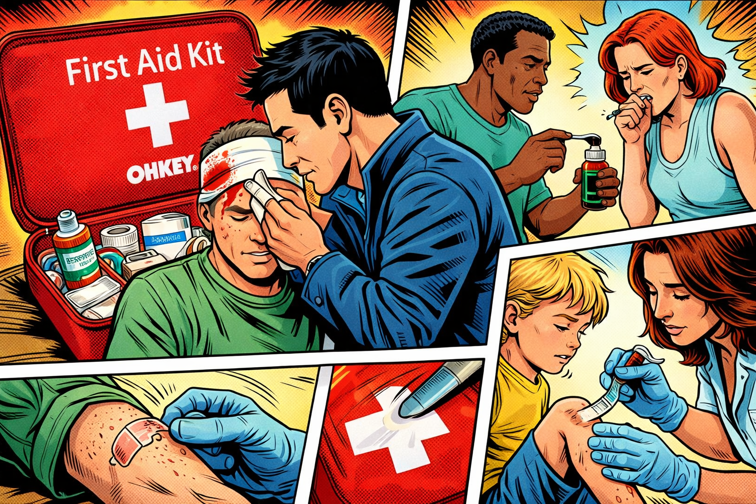 OHKEY救急セットを災害時に使用