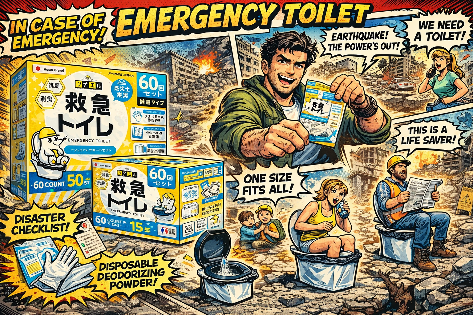 PYKES PEAKの簡易トイレ