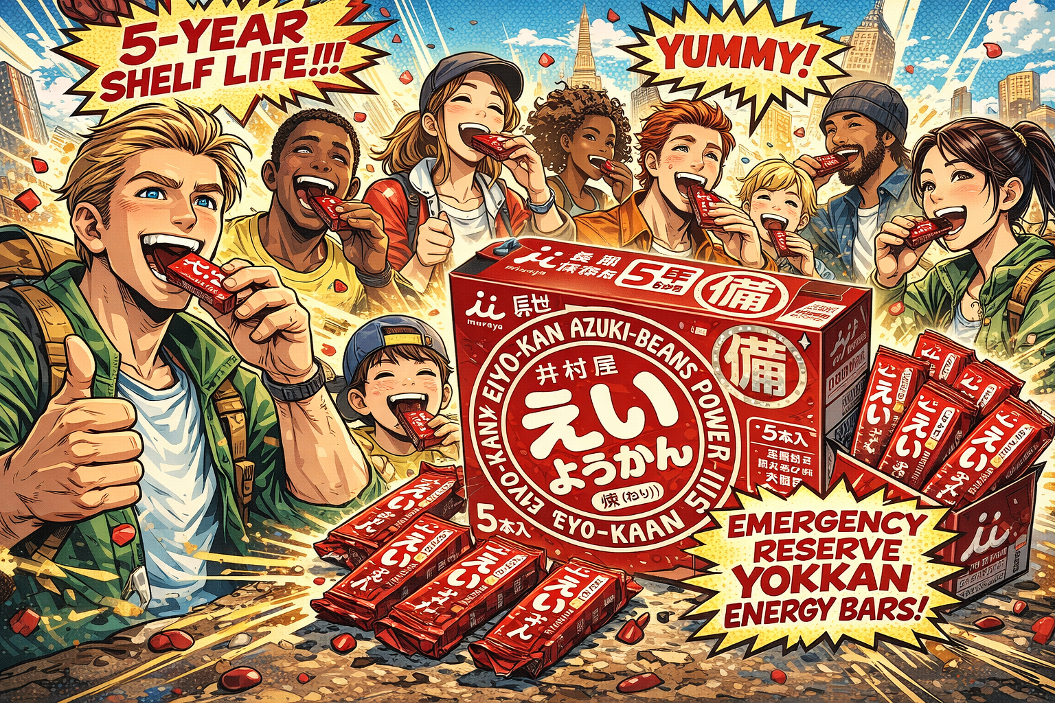 井村屋えいようかんで食事