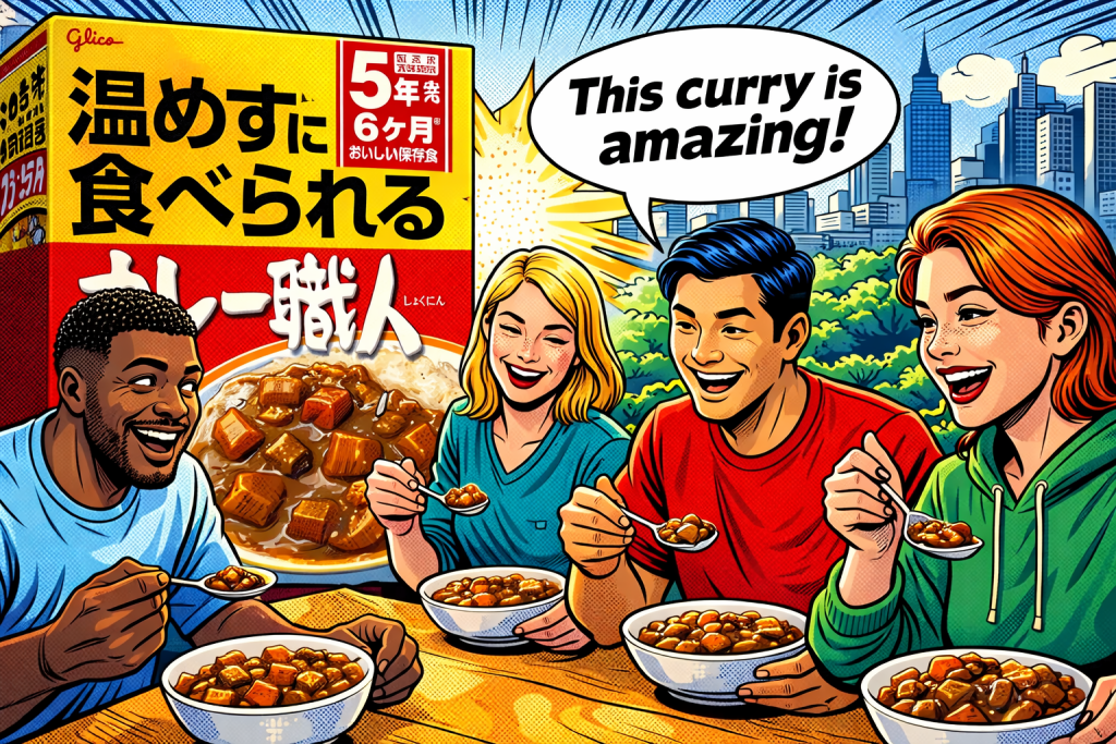 災害時に温めずに食べられるカレー職人